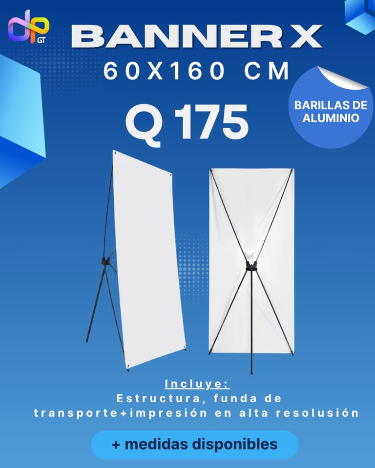 BANNER DE ALUMINIO en Ciudad de Guatemala (Municipio)