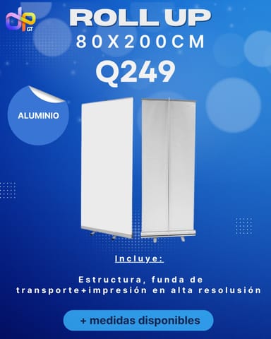ROLL UP DE ALUMINIO en Ciudad de Guatemala (Municipio)