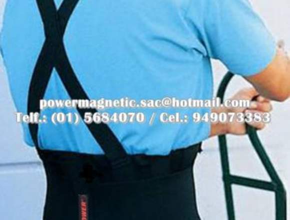 Faja Lumbar Máxima Seguridad Power Magnetic
