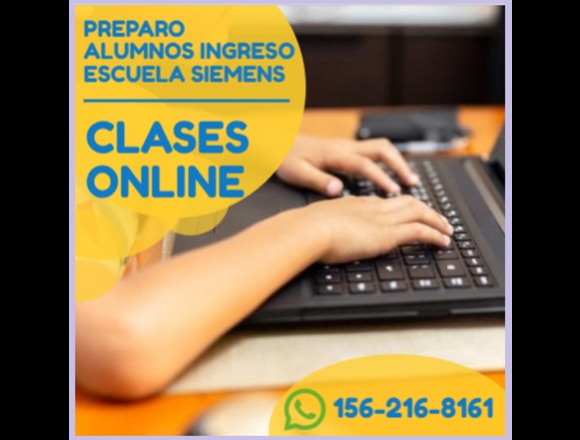 Curso de ingreso a la Escuela Siemens