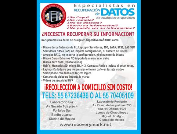RECOVERY MARK Restauración de información