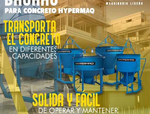 BACHAS PARA CONCRETO CON DIFERENTES CAPACIDADES