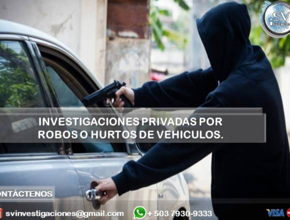 Investigación Privada por Robo y Hurto en Guarita (Municipio)