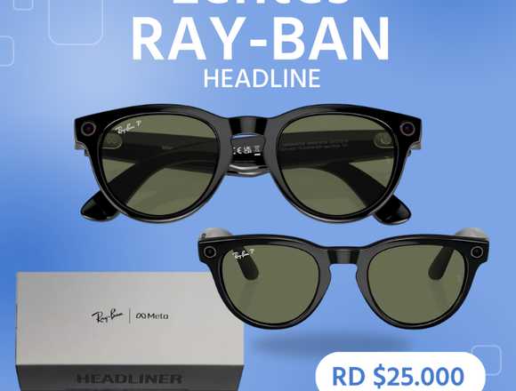 LENTES HEADLINE RAYBAN IPEOPLE en Higüey (Municipio)