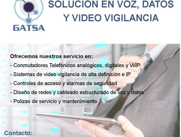 Servicio Técnico Conmutadores, Datos y Video en Gustavo A. Madero (Municipio)