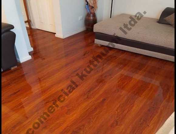 Piso flotante Cherry Ultra Brillante Vitrificado en Independencia (Comuna)