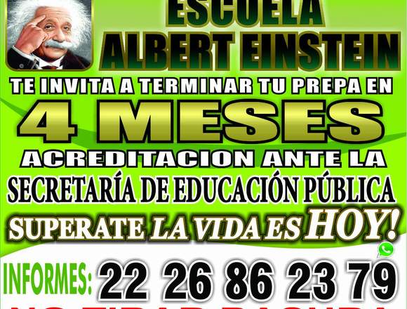 TERMINA TU PREPA EN 4 MESES CERTIFICACION SEP en Puebla (Municipio)