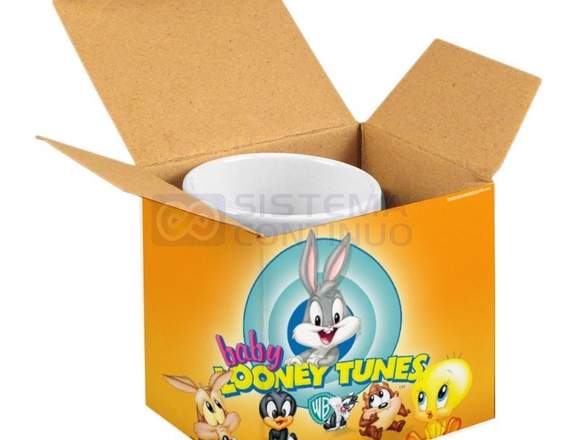 Taza polímero con cajita personalizada