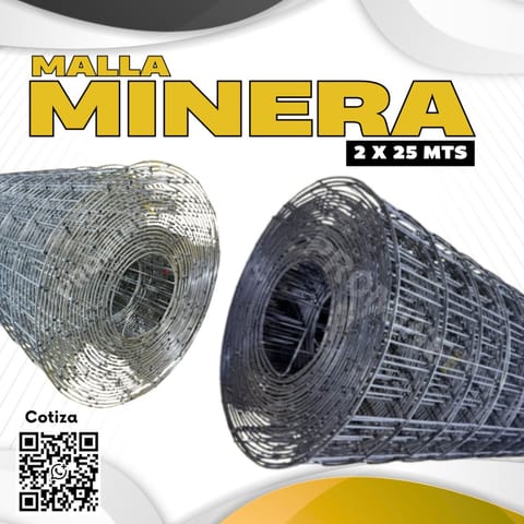 Malla minera – Electrosoldada - Alambre negro en La Esperanza (Distrito)