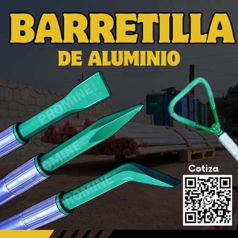 Barretilla de aluminio – Desate de roca minera en San Isidro (Lima 27) (Distrito)