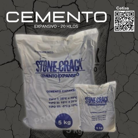 Cemento expansivo Tipo II – Presentación 20 kg en Cajamarca (Distrito)
