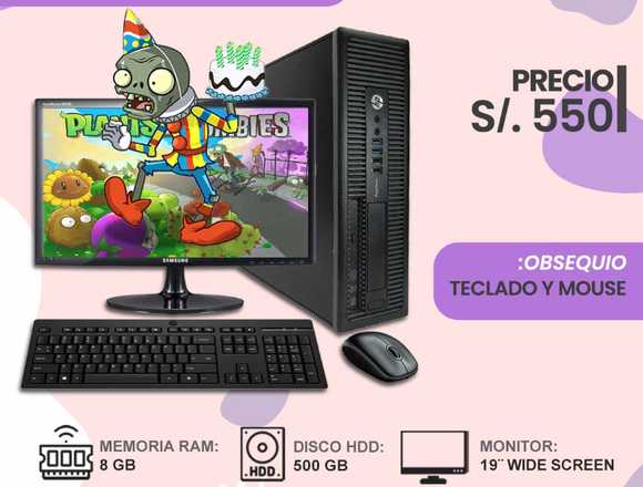 ¡PC Core i5 con Monitor + Regalo! en La Victoria (Lima 13) (Distrito)