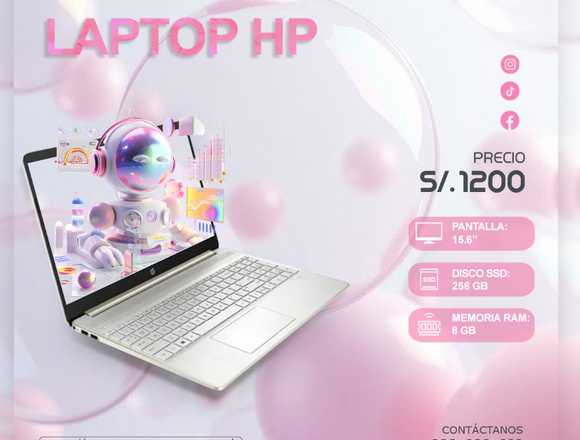 Laptop HP a Precio de Remate en La Victoria (Lima 13) (Distrito)