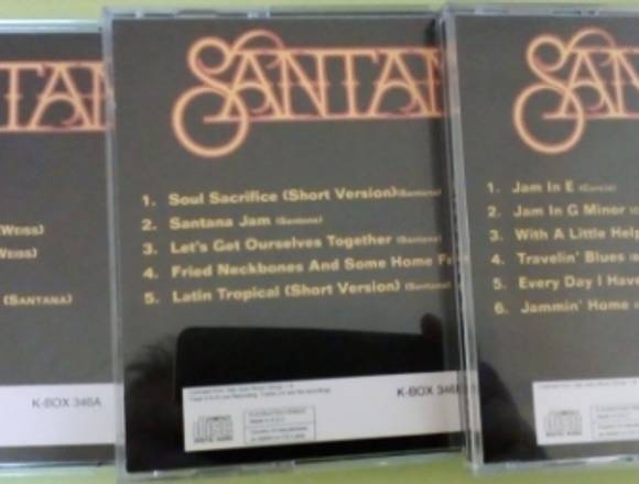 TRIPLE CD DE CARLOS SANTANA