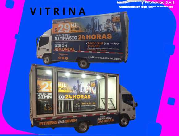 CARRO VITRINA PUBLITARIA Y MAS