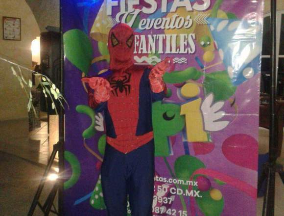 Show infantil del Hombre Araña en Arteaga (Municipio)