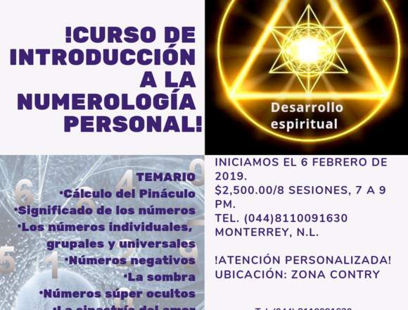 Curso Introducción a la Numerología Personal en Mexicali (Municipio)