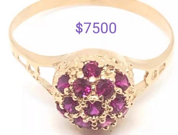 Anillo oro 18k frutilla