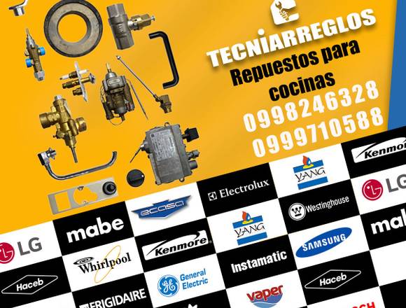 Venta de repuestos para cocinas en quito en Quito (Cantón)