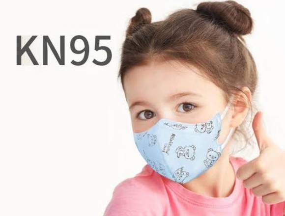 10 CUBREBOCAS KN95 INFANTIL, NIÑOS DE 3 A 12 AÑOS en Zapopan (Municipio)