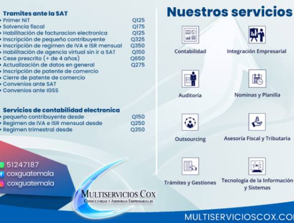 Asesoría Fiscal y Tributaria en Ciudad de Guatemala (Municipio)