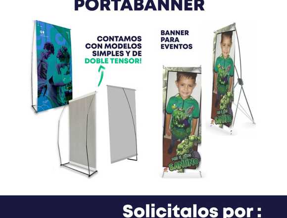 Banner De 90x190 + Porta Banner en San Miguel (Localidad)