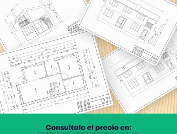 Impresion Planos Arquitectonicos en San Miguel (Localidad)