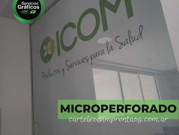 Vinilo Microperforado Para Vidrios Personalizado en San Miguel (Localidad)