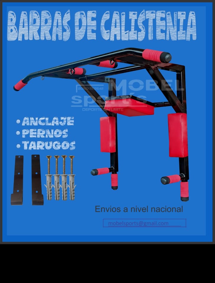 Barra Para Dominadas 2 en 1 Multifuncional Soporte 250Kg en Arequipa (Distrito)