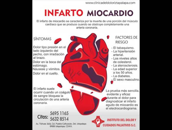 Infarto miocardio......