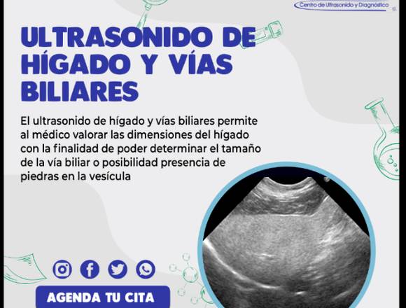 ULTRASONIDO DE HÍGADO Y VÍAS BILIARES en Nezahualcóyotl (Municipio)