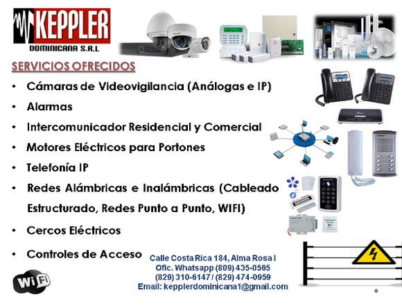 CAMARAS DE SEGURIDAD INSTALACION en Santo Domingo Norte (Municipio)