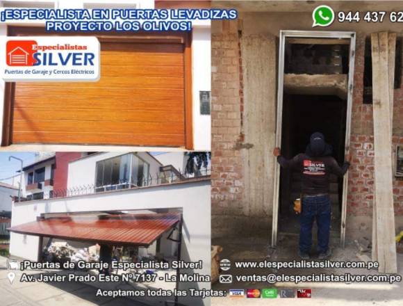 FABRICACION DE PUERTAS DE GARAJE LEVADIZAS, en La Molina (Lima 12) (Distrito)