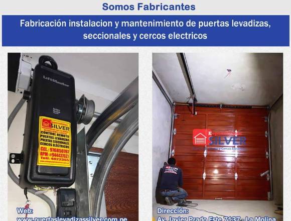 PUERTAS DE GARAJE SECCIONAL INDUSTRIAL LEVADIZA en La Molina (Lima 12) (Distrito)