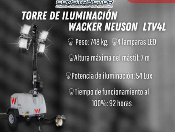 Torre de Iluminación WACKER NEUSON modelo LTV4L en Campeche (Municipio)