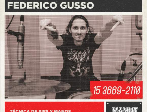 Clases de bateria (individuales) en Lago Buenos Aires (Localidad)