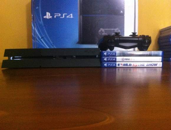 ps4 original + juegos + joystick en Valparaíso (Comuna)