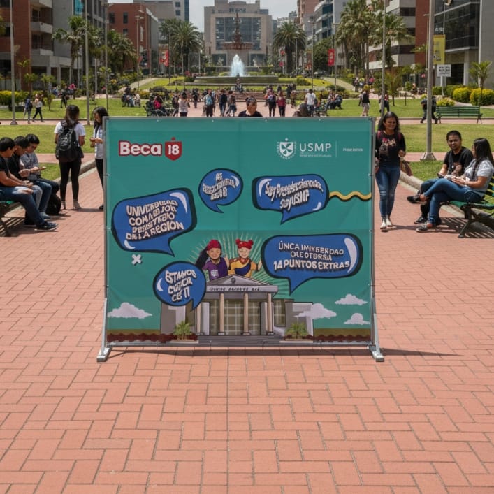 BACKING FIERRO EXTERIOR RESISTENTE PARA PUBLICIDAD