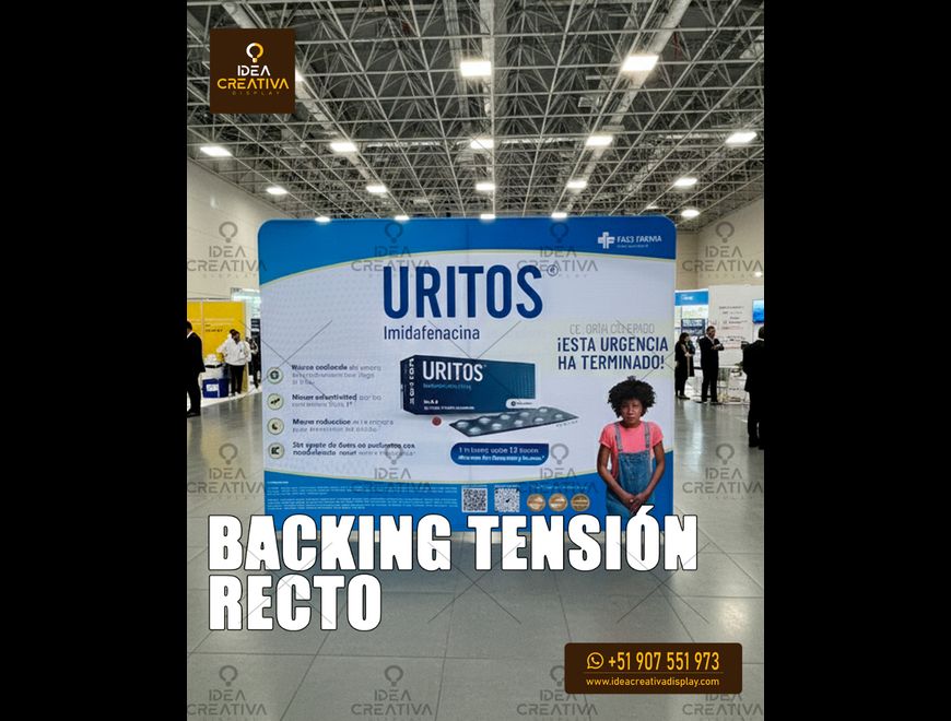 Backing Tensión Recto - Muro Publicitario Portátil en Lima (Lima 1) (Distrito)
