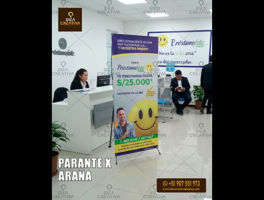 Parante X Araña Publicitario | Exhibidor de Banner en Lima (Lima 1) (Distrito)