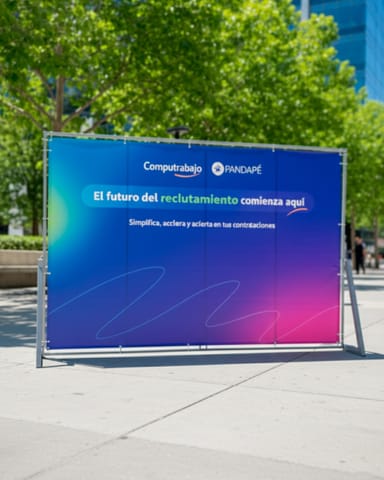 Backing de metal para exteriores y eventos publicitarios en Lima (Lima 1) (Distrito)