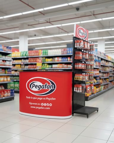 COUNTER PLEGABLE CURVO PARA FERIAS Y ACTIVACIONES en Lima (Lima 1) (Distrito)