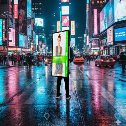 Mochila publicitaria LED para activaciones eventos y publicidad en Lima (Lima 1) (Distrito)