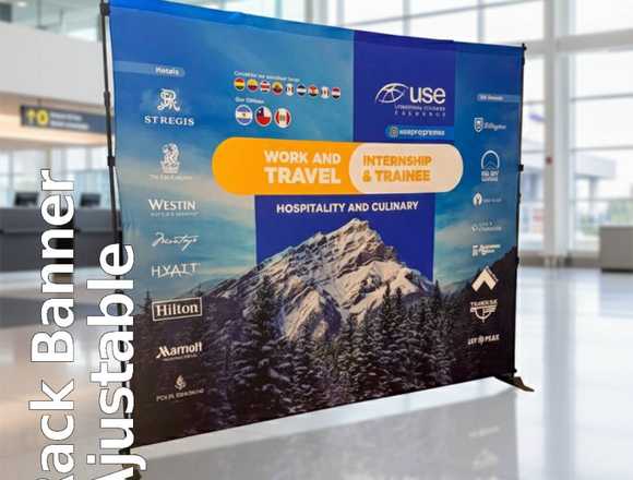 Rack Banner Ajustable Premium - El Soporte Mult en Lima (Lima 1) (Distrito)