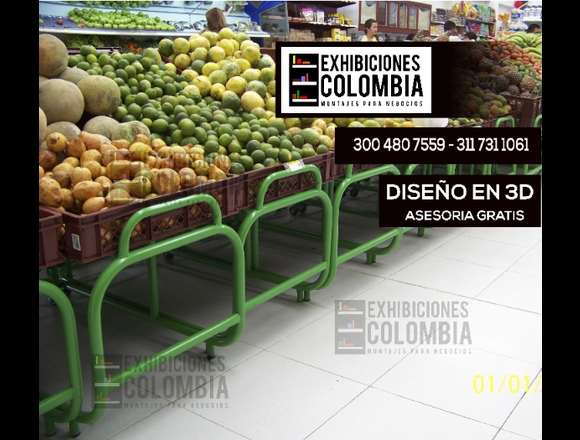 Góndolas centrales para autoservicio en Santiago de Cali (Municipio)