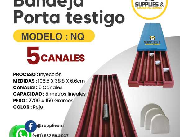 BANDEJAS PORTA TESTIGO PARA ALMACENAR MINERALES en Nazca (Distrito)