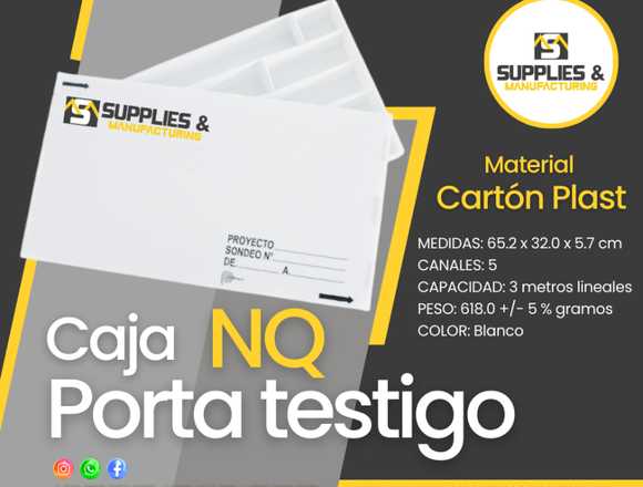 CAJAS PORTA TESTIGO DE MATERIAL CARTÓN PLAST en Trujillo (Distrito)