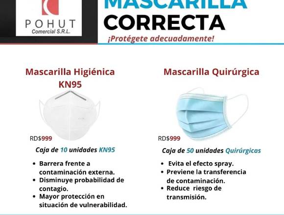 Selecciona la mascarilla que cubra tus necesidades en Santo Domingo de Guzmán (Municipio)