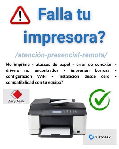 Reparación de impresora, drivers, cableados, accesorios, conectividad en Comas (Lima 7) (Distrito)