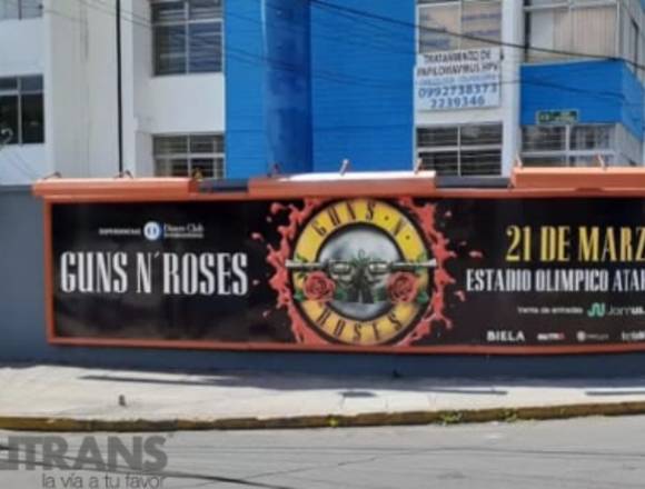 Publicidad en Valla nivel nacional en Quito (Cantón)